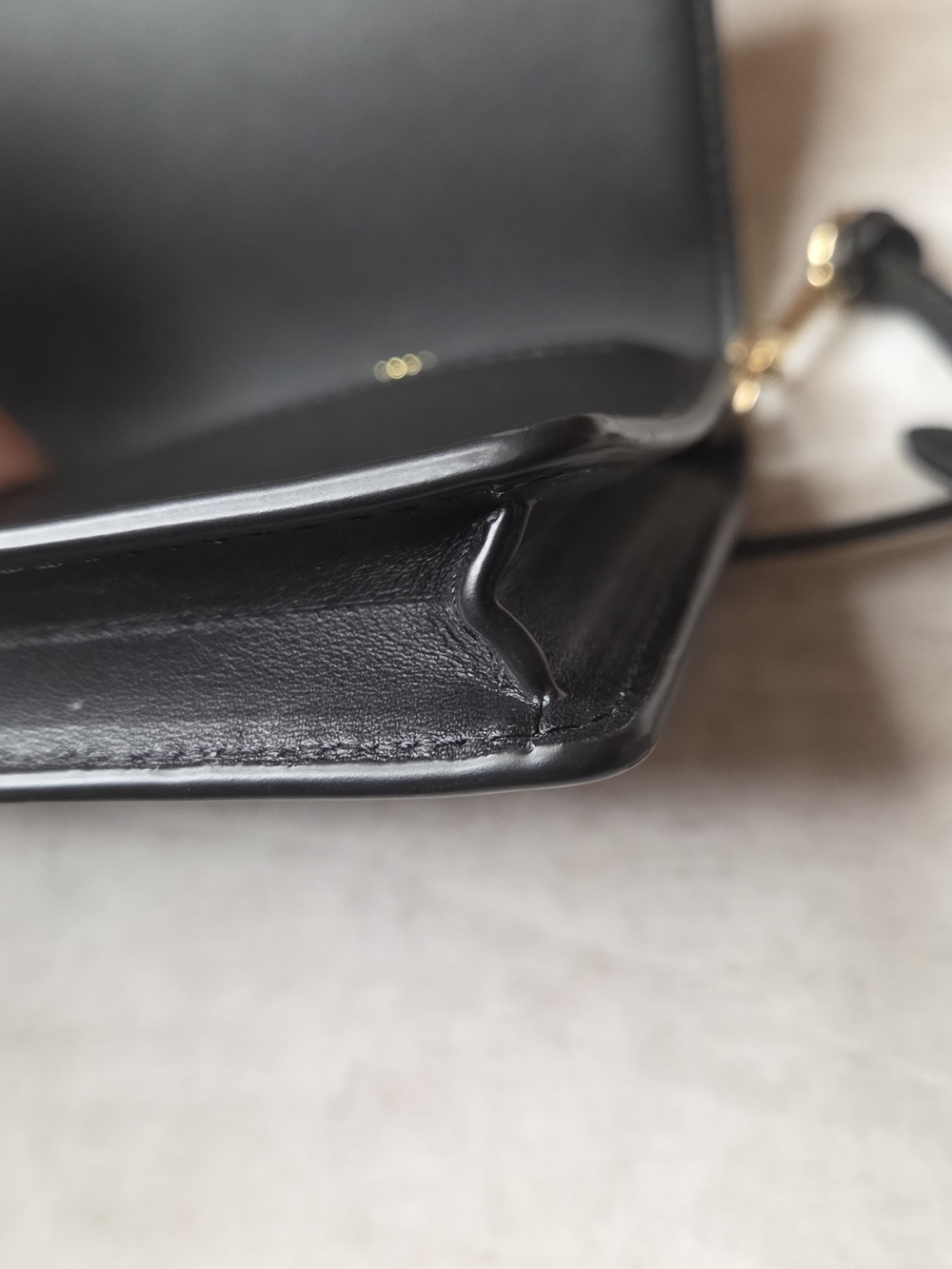 Coach Dark Brown Signature Crossbody Wallet with Black Strap-Strap Is Unbranded - Picture 9 of 13